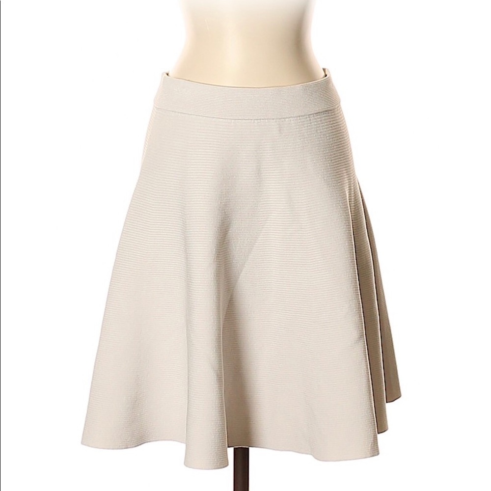 Rebecca Taylor Ribbed Circle Skirt